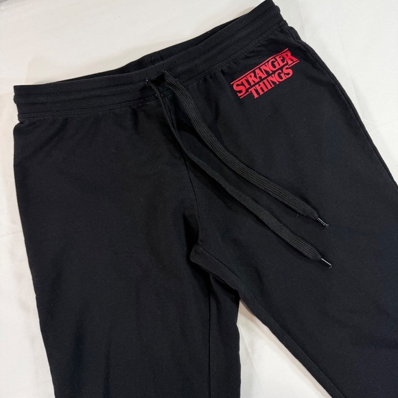 Netflix Other - Stranger Things Netflix Official Merchandise Black Joggers Sweatpants Men Medium
